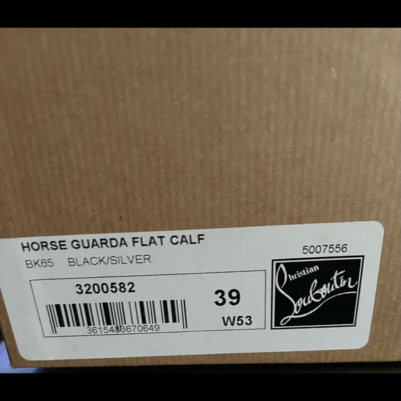 SOLD! Christian Louboutin Horse Guarda Black Ankle Boots w/Chain 39 IT - Picture 15 of 16